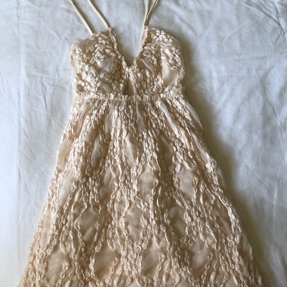Baby Pink Laced Dress